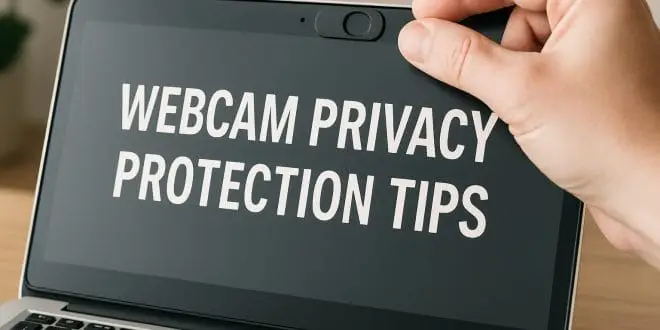 Webcam Privacy Protection Tip