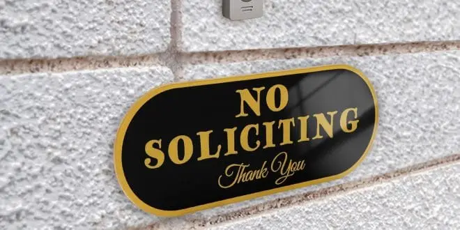 No Solicitation